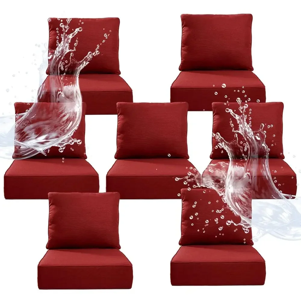 Outdoor Furniture Cushions 24 X 24 - 7 Parçalı Dış Mekan Sandalye Minderi