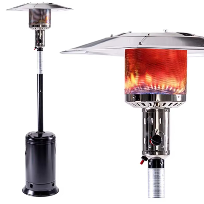 Patio Heater Standing - Ayaklı, Modern, Metal, Gazlı (Propan) Dış