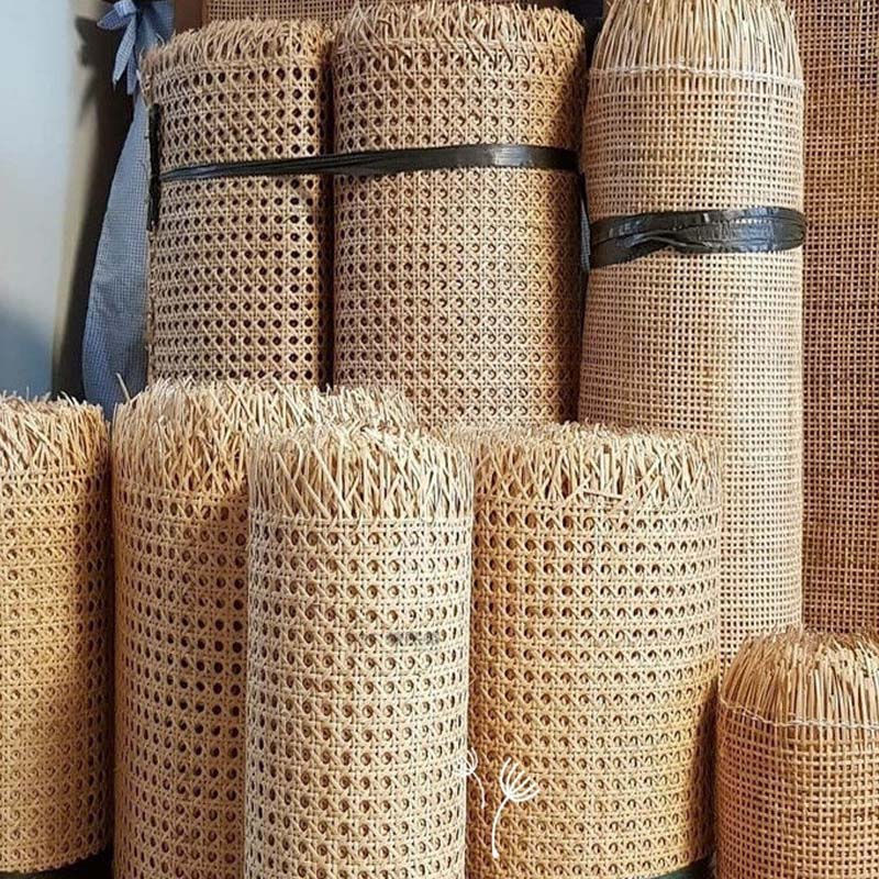 Outdoor Furniture Material - Doğal Rattan Hasır Örgü Rulosu 35/40/45/50cm