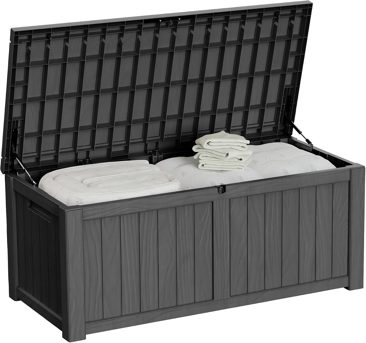 Outdoor Furniture With Storage For Cushions - 150 Galonluk Dış Mekan Depolama Kutusu,