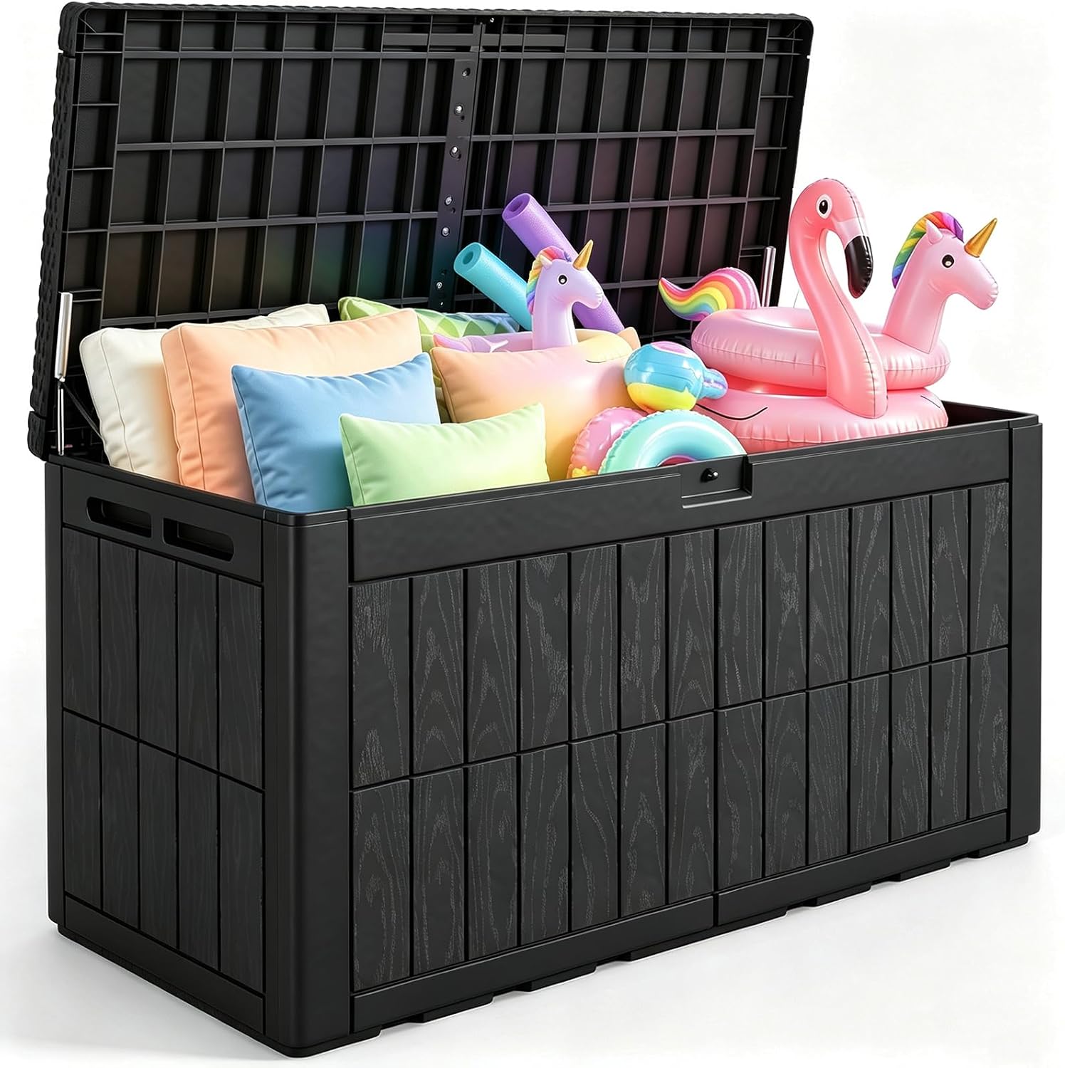 Outdoor Furniture With Storage For Cushions - 120 Galon Büyük Dış Mekan Depolama
