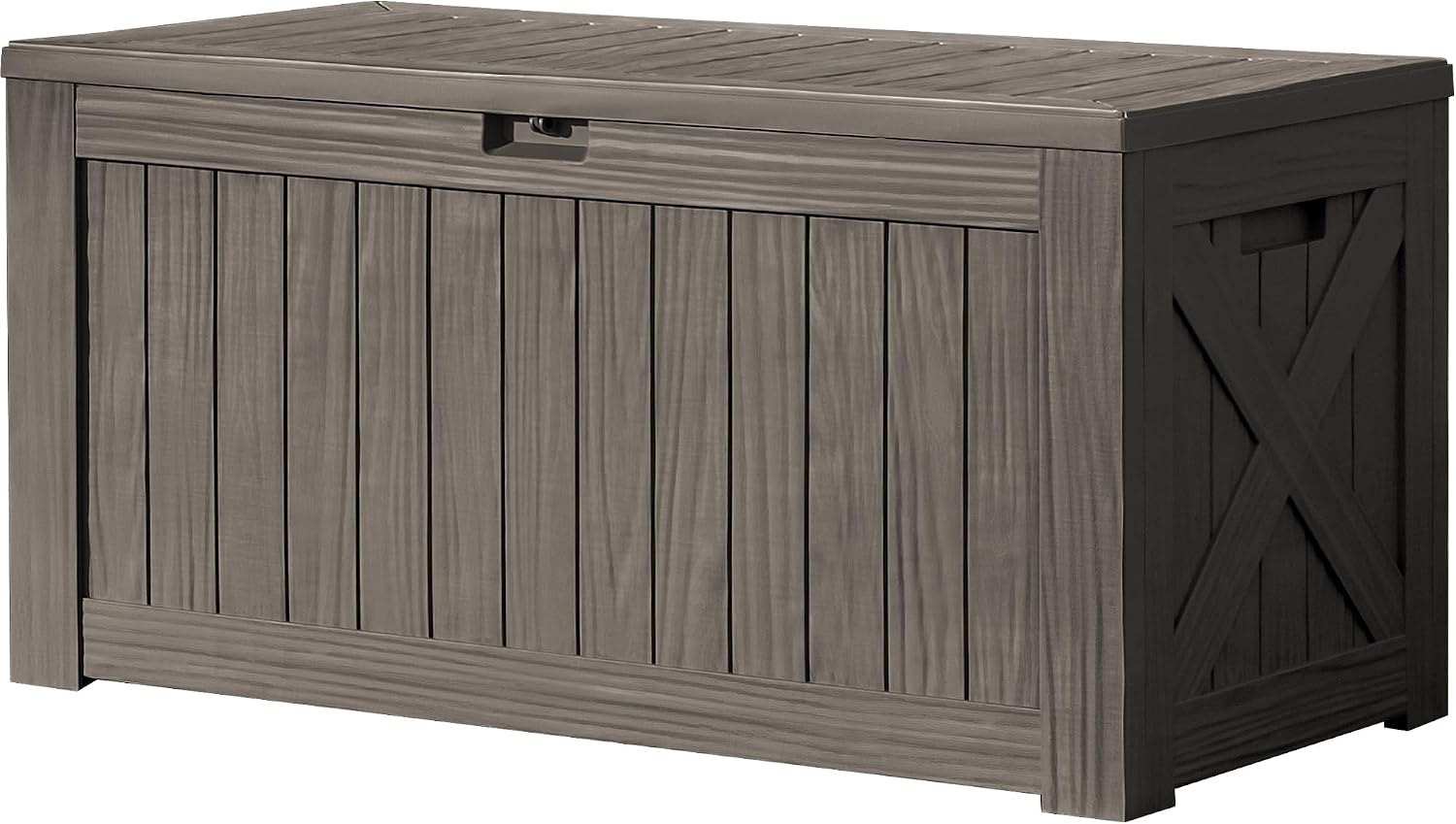 Outdoor Furniture With Storage For Cushions - 120 Galon Büyük Bahçe Dolabı, Su