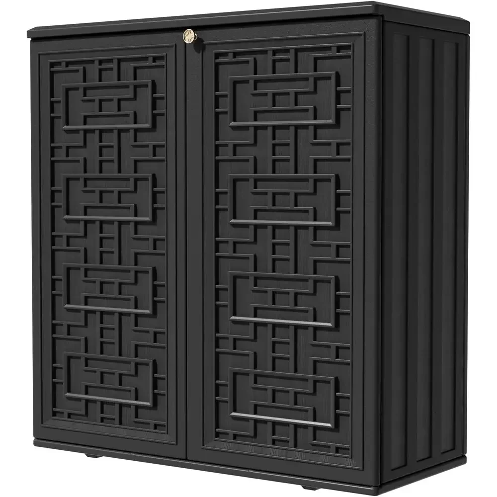 Outdoor Furniture With Storage For Cushions - Hava koşullarına dayanıklı reçine dış mekan