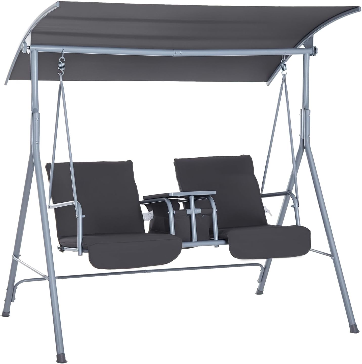 Outdoor Furniture With Storage For Cushions - Açık Hava 2 Kişilik Veranda Salıncağı,