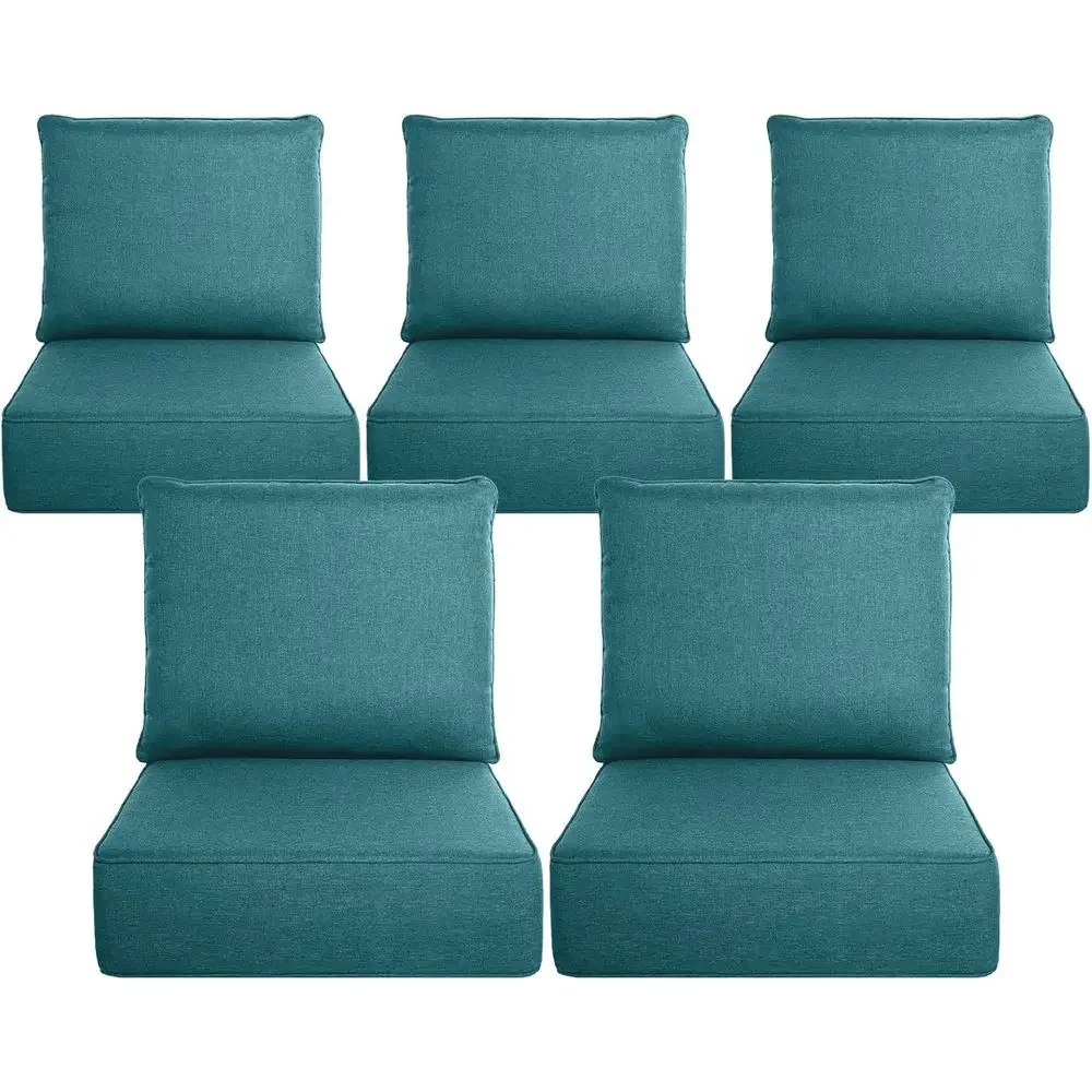 Outdoor Furniture Cushions 24 X 24 - 6'lı Kalın Dış Mekan Minder Seti