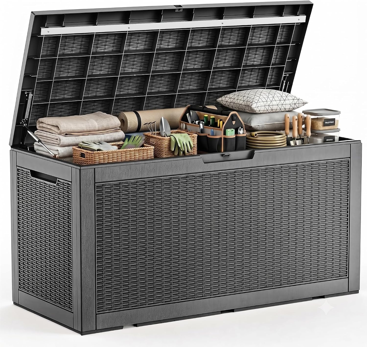 Outdoor Furniture With Storage For Cushions - Büyük Boy Dış Mekan Su Geçirmez