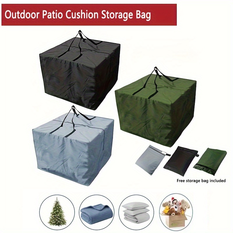 Outdoor Furniture Cushions 24 X 24 - Dış Mekan Veranda Minderi Saklama Çantası,