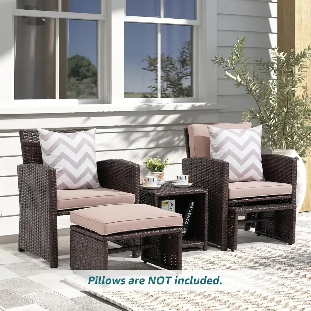5 Parçalı Dış Mekan Veranda Mo - Outdoor Furniture With Storage For Cushions incelemesi ve fiyatı