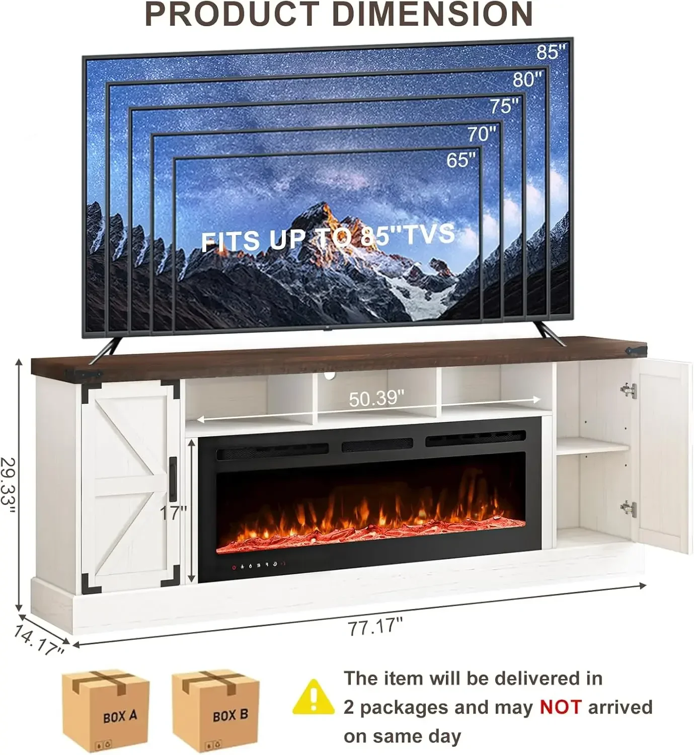 İndirimli Fiyat! 77 inç Şömine - Patio Heater Standing incelemesi ve fiyatı