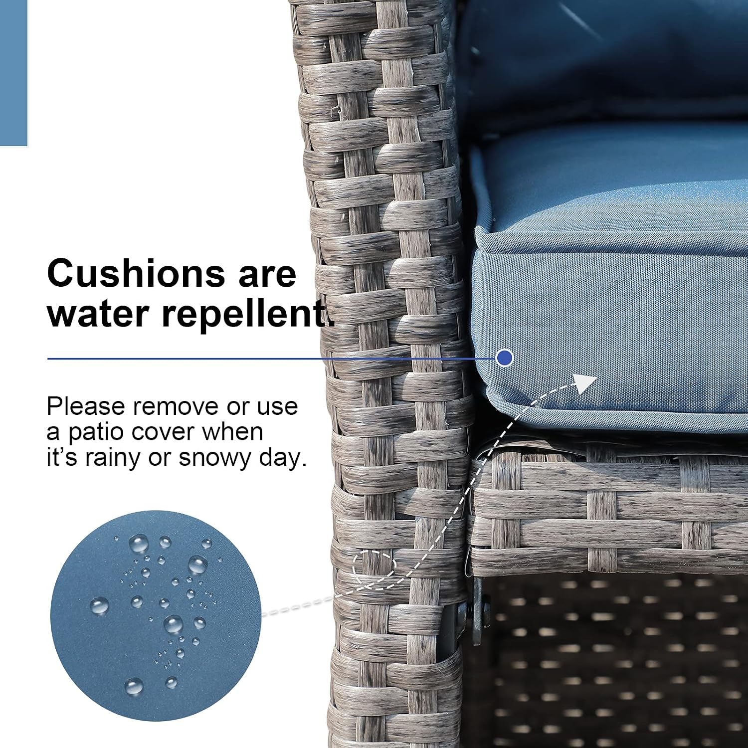 Depolama Alanlı Hasır Bahçe Ko - Outdoor Furniture With Storage For Cushions incelemesi ve fiyatı