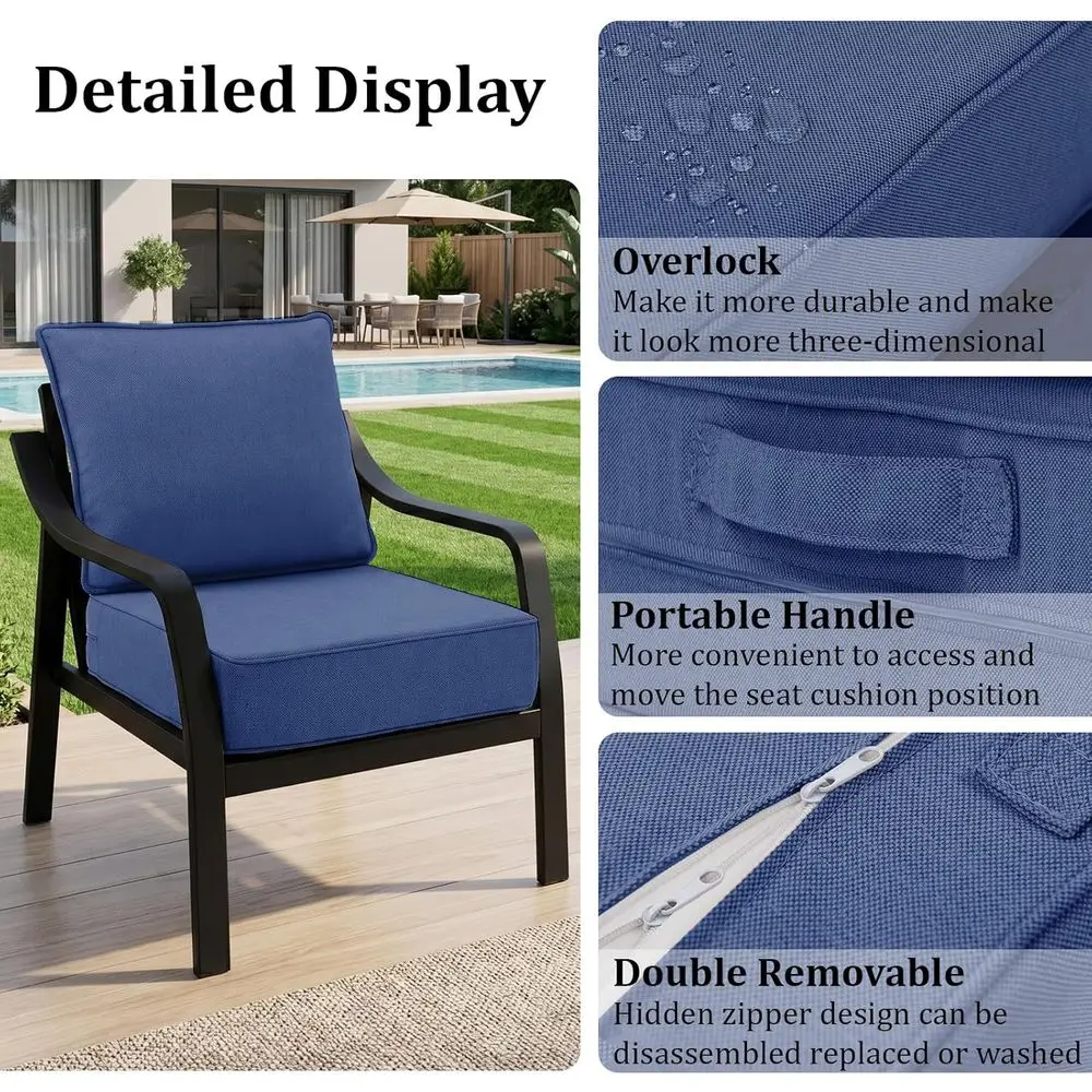 6 Kalın Dış Mekan Sandalye Min - Outdoor Furniture Cushions 24 X 24 incelemesi ve fiyatı