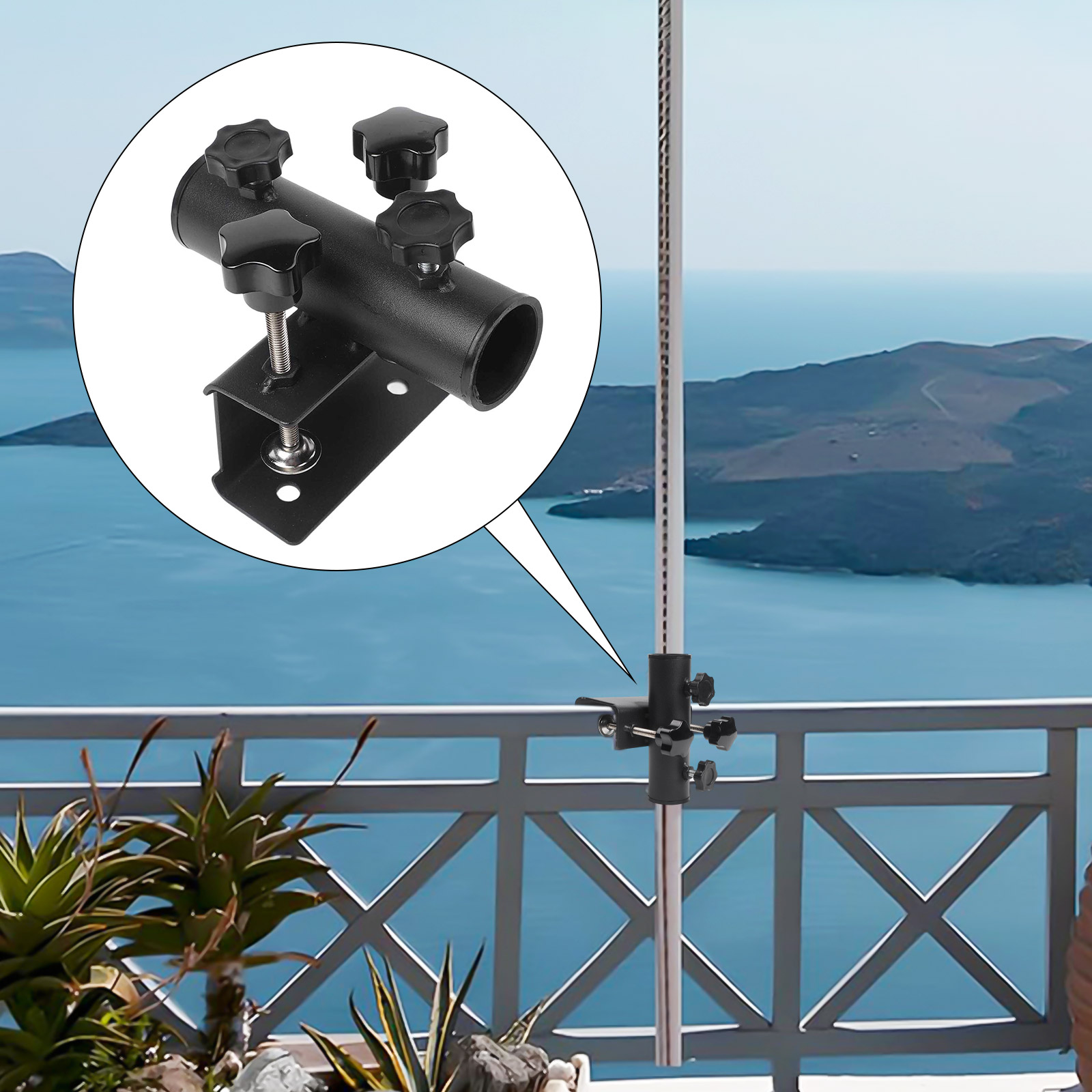Balkon Şemsiye Tutucu Kelepçes - Outdoor Furniture Ideas incelemesi ve fiyatı