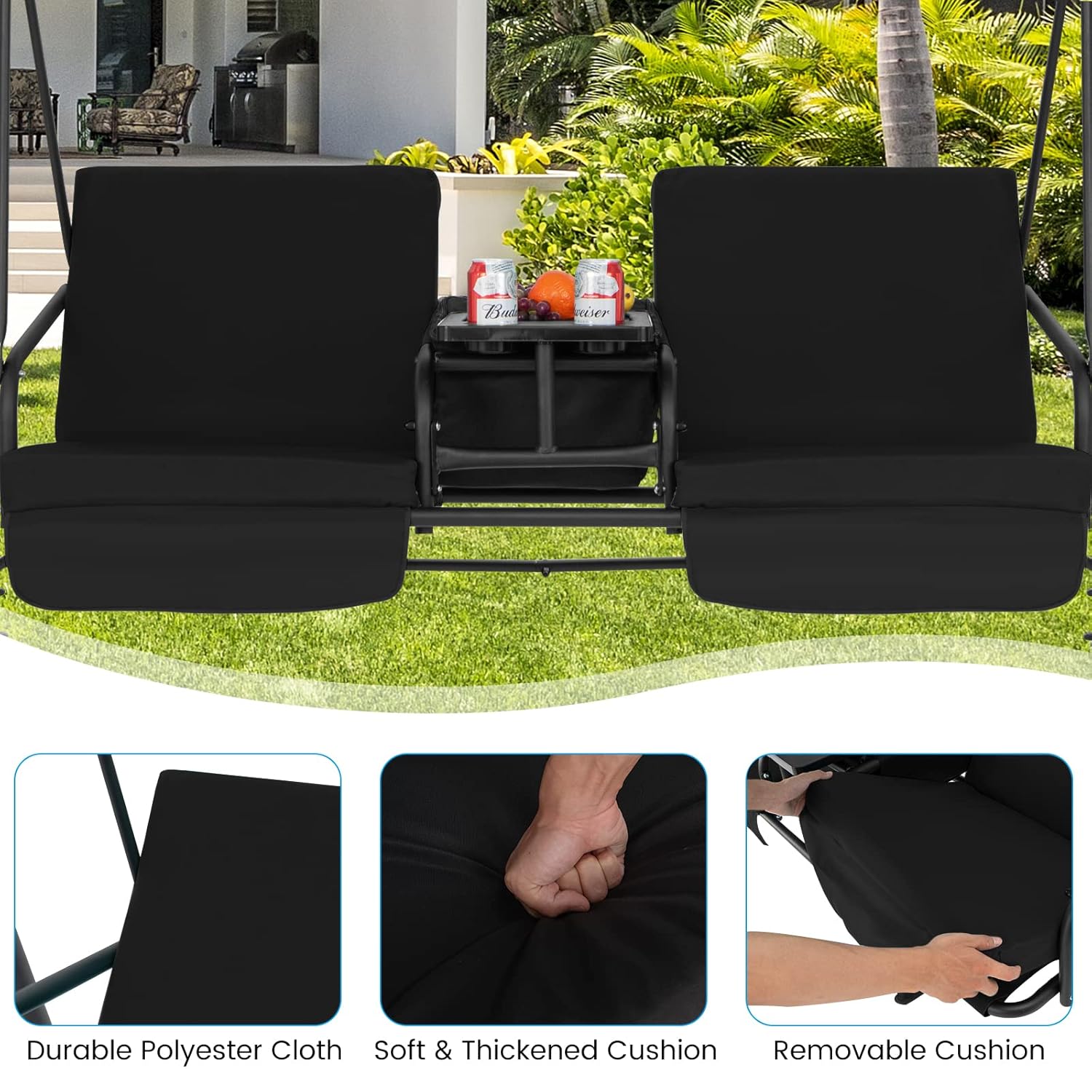 o*-2 Kişilik Veranda Salıncağı - Outdoor Furniture With Storage For Cushions incelemesi ve fiyatı