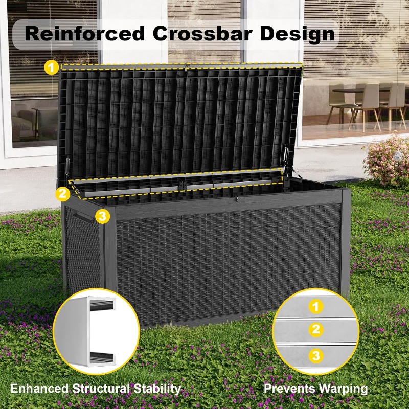 320 Galon Dış Mekan Depolama K - Outdoor Furniture With Storage For Cushions incelemesi ve fiyatı