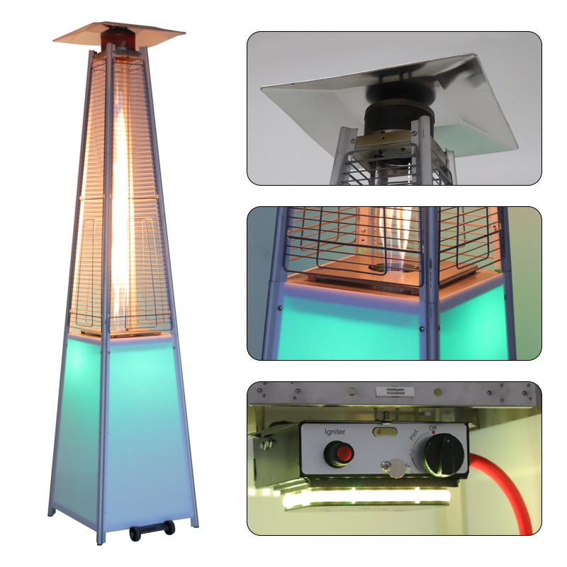 Piramit Şeklinde LED Cam Tüplü - Patio Heater Standing incelemesi ve fiyatı
