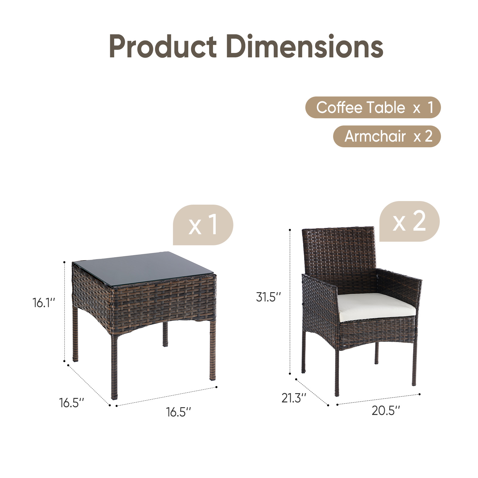 JHK Büyük Boy 3 Parçalı Dış Me - Outdoor Furniture Ideas incelemesi ve fiyatı