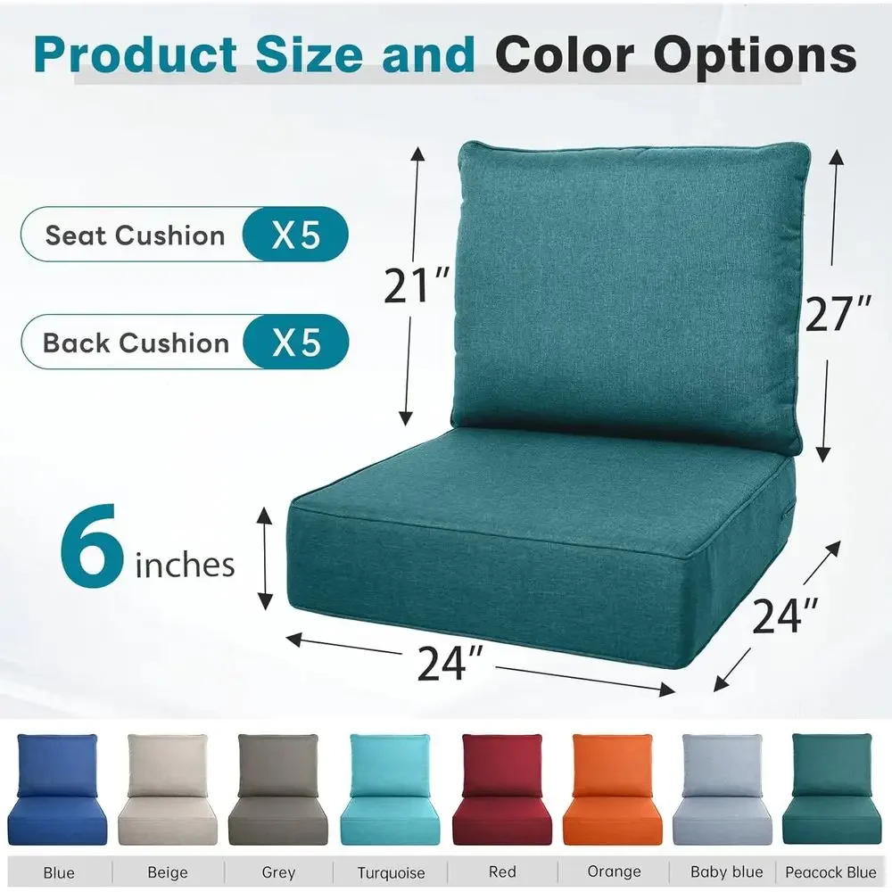 6'lı Kalın Dış Mekan Minder Se - Outdoor Furniture Cushions 24 X 24 incelemesi ve fiyatı