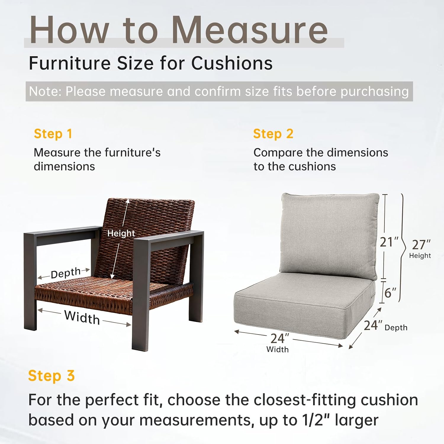6 inç Kalınlığında Dış Mekan M - Outdoor Furniture Cushions 24 X 24 incelemesi ve fiyatı
