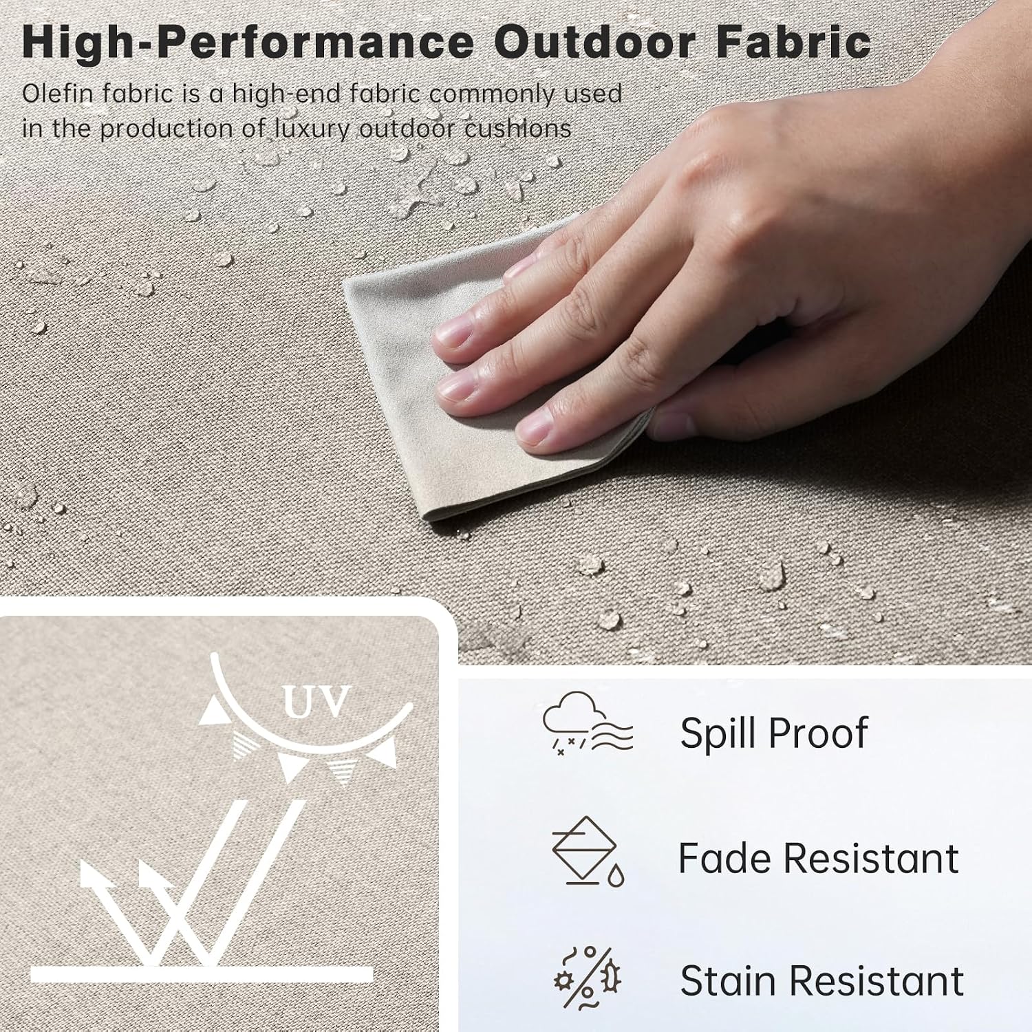 6 inç Kalınlığında Dış Mekan M - Outdoor Furniture Cushions 24 X 24 incelemesi ve fiyatı