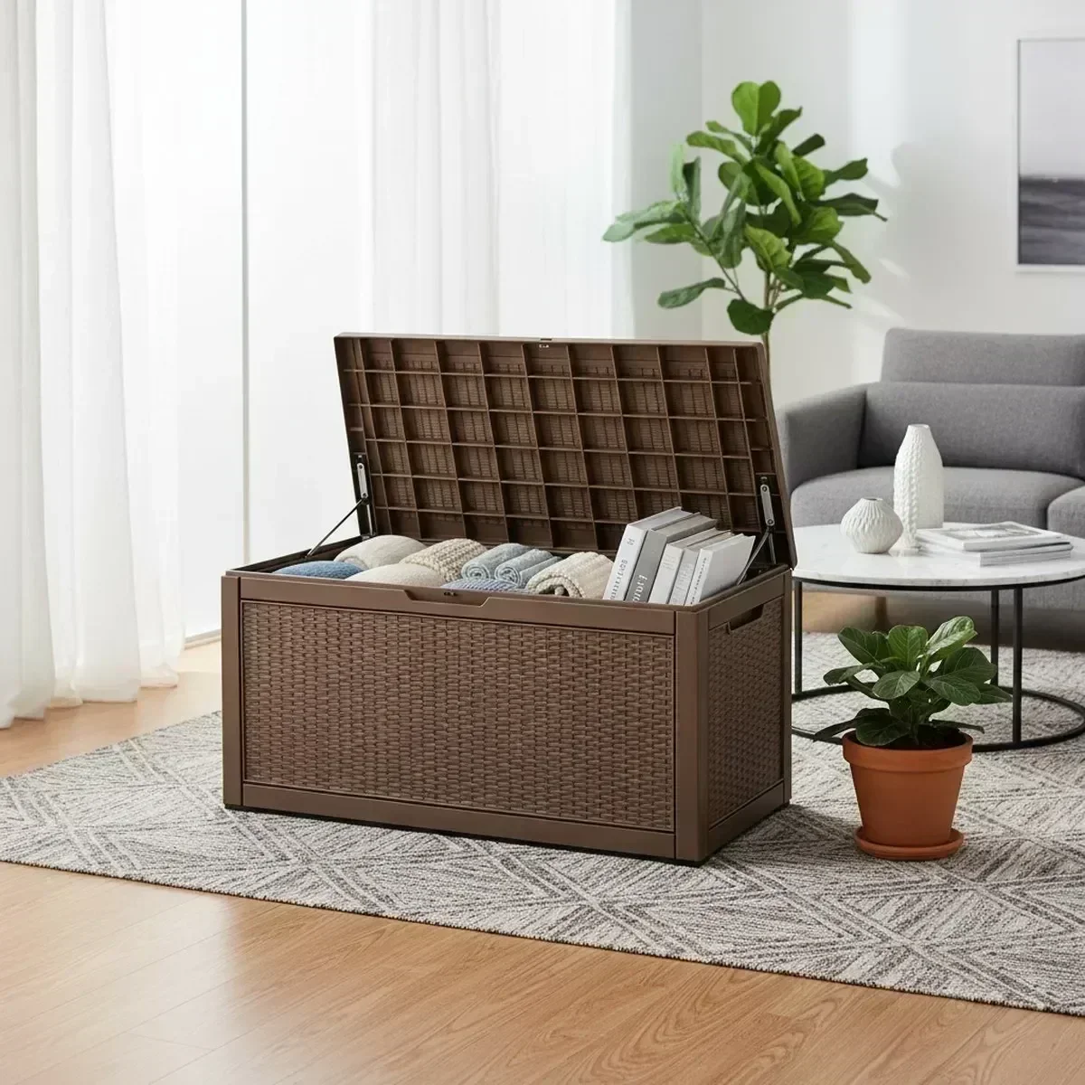 Büyük Dış Mekan Depolama Bankı - Outdoor Furniture With Storage For Cushions incelemesi ve fiyatı