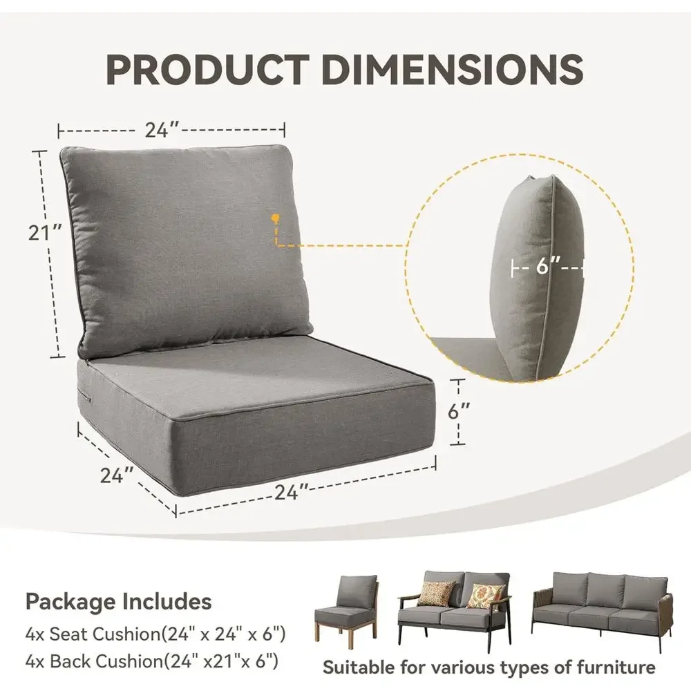 UV ve Suya Dayanıklı Dış Mekan - Outdoor Furniture Cushions 24 X 24 incelemesi ve fiyatı